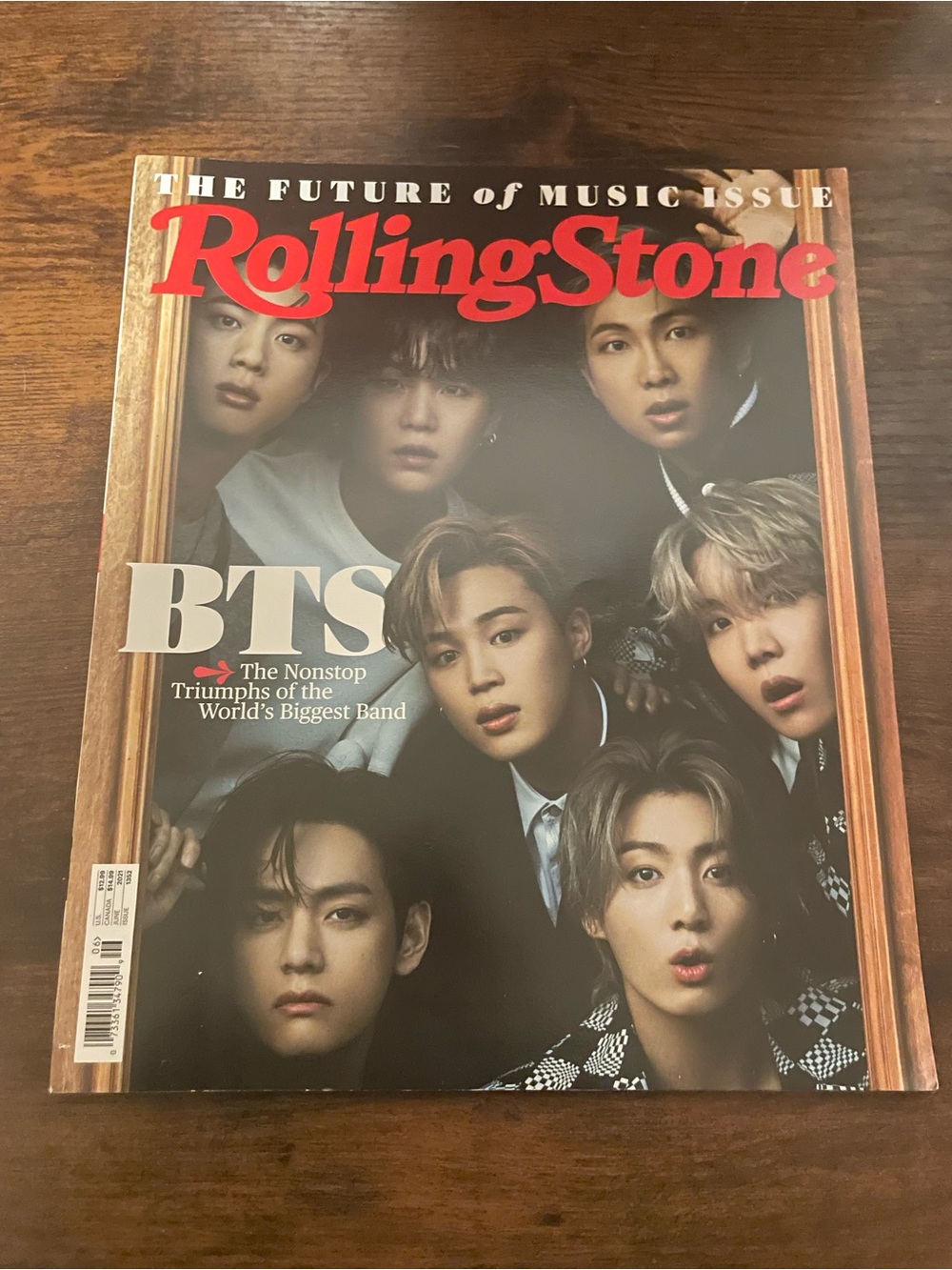 Rolling stone BTS magazine